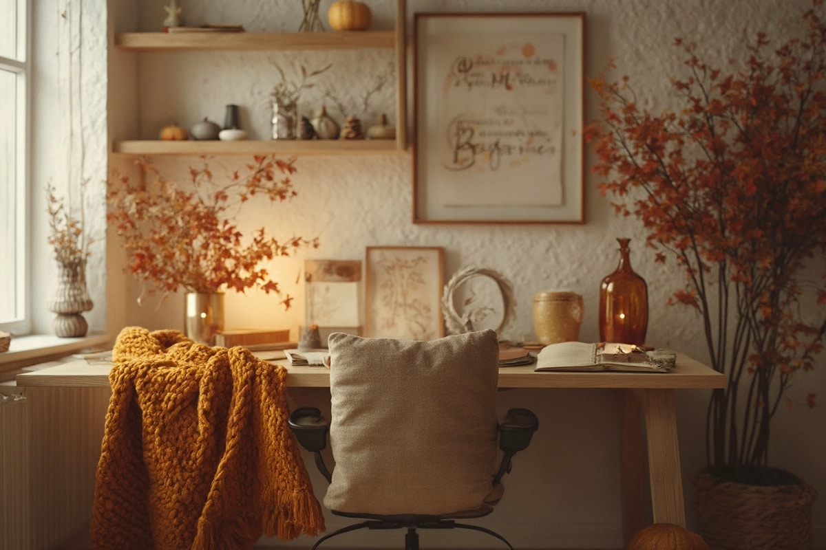 cozy home office decor