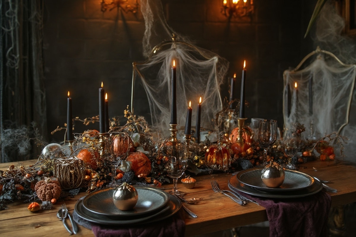 DIY ghost chair centerpiece