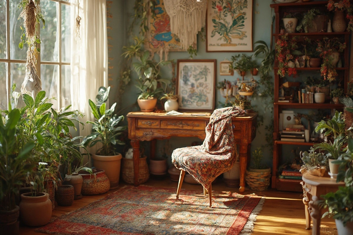 Bohemian Home Office