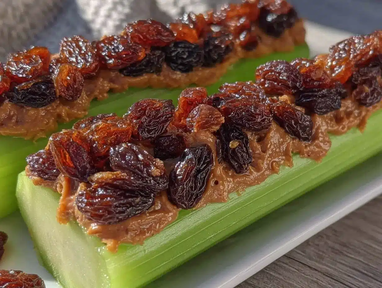 Ants on a Log snack - featured image