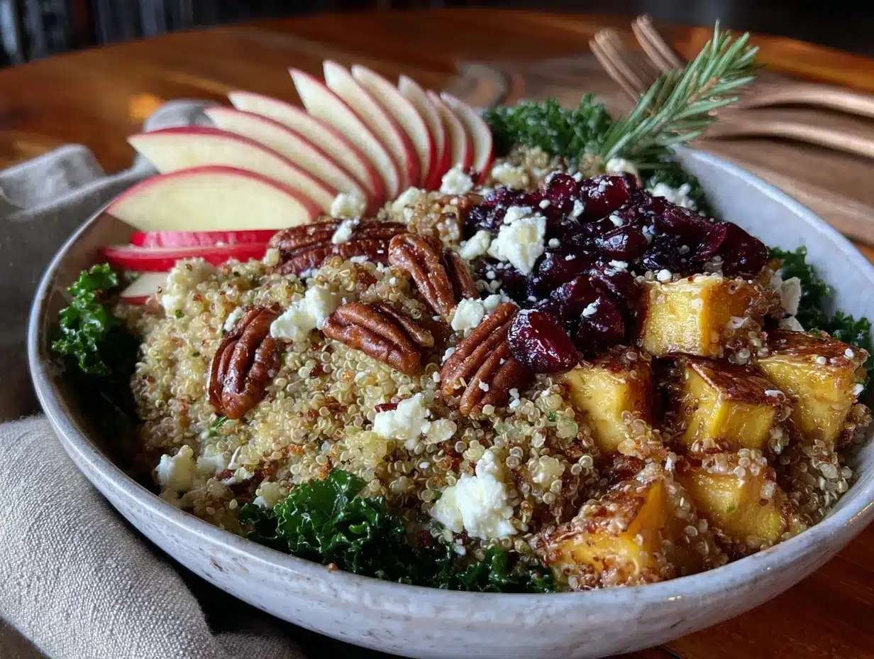 autumn harvest quinoa salad preparation steps