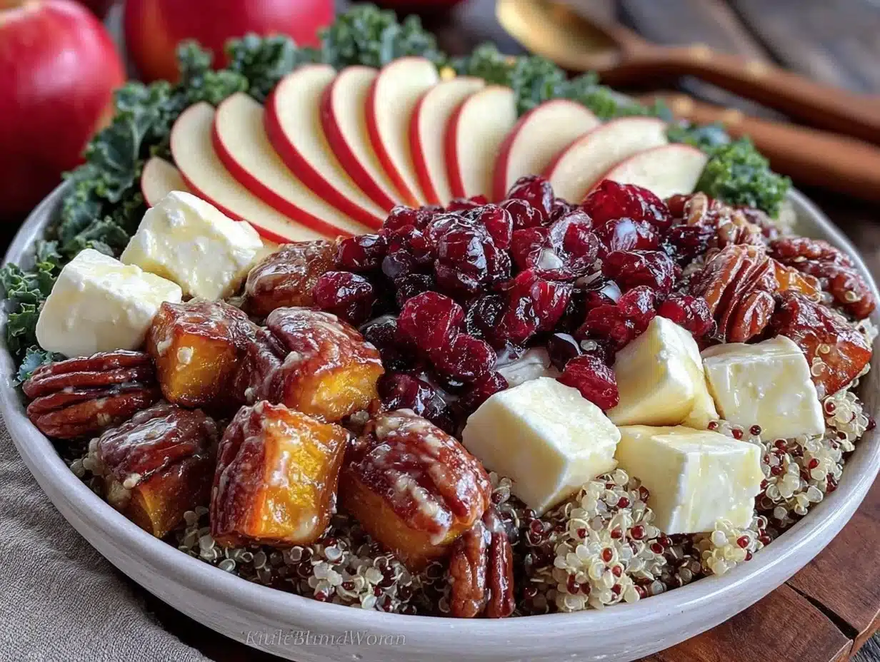 autumn harvest quinoa salad - featured image