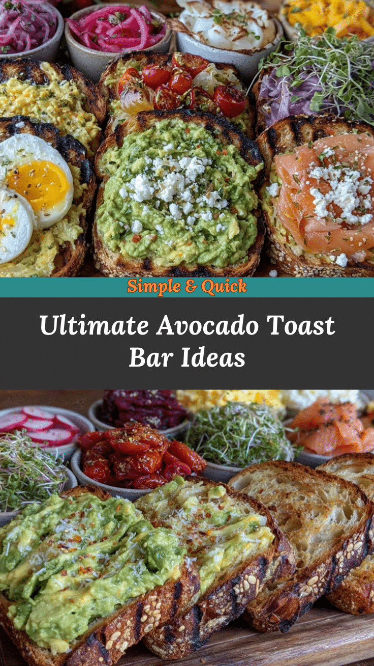 avocado toast bar recipe