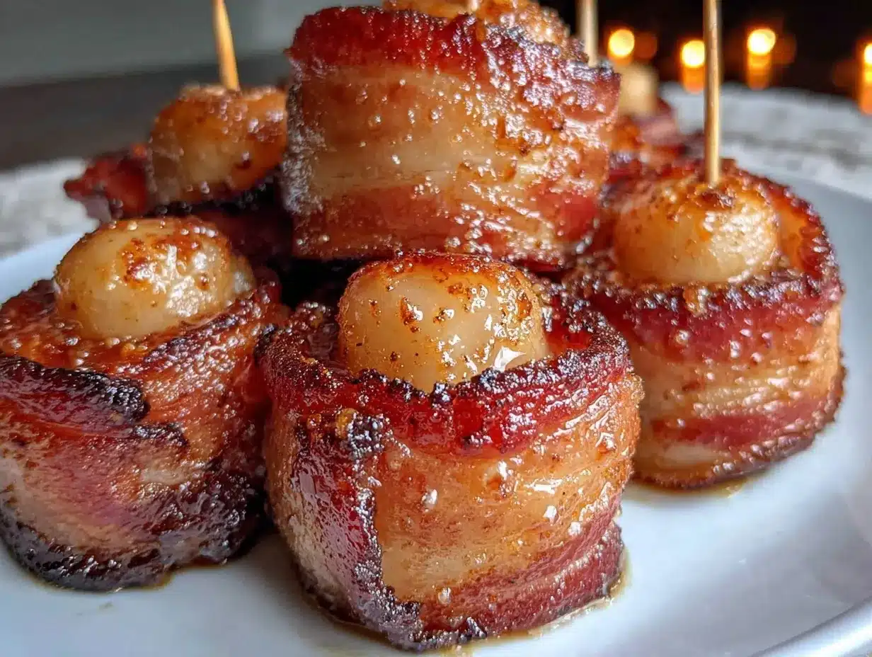 bacon-wrapped water chestnuts preparation steps