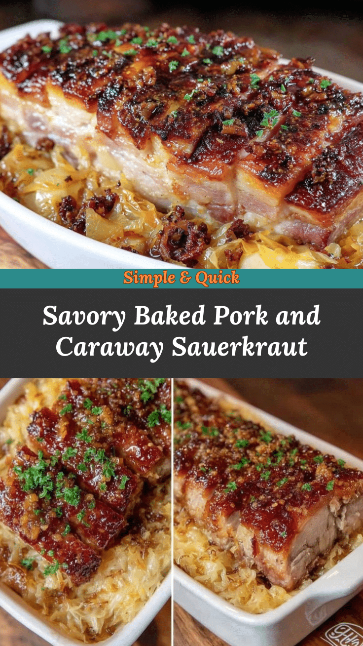 baked pork and sauerkraut recipe