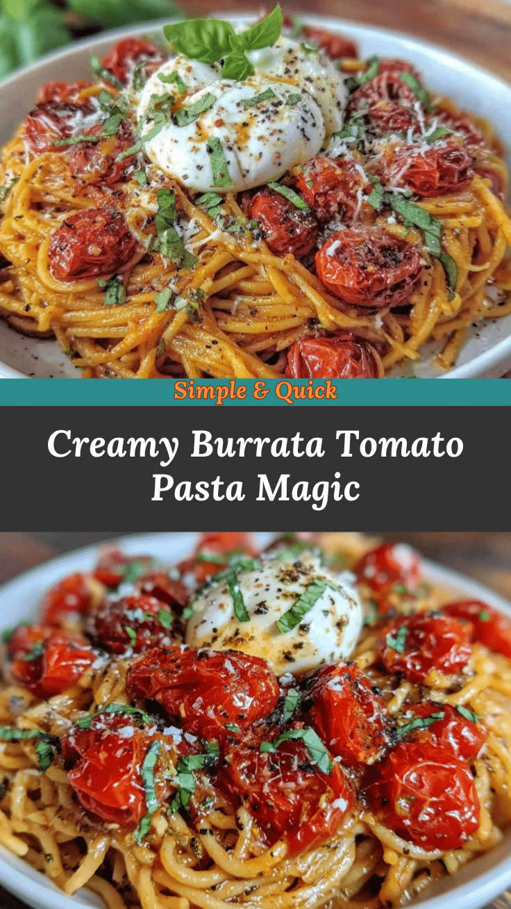 burst tomato burrata pasta recipe