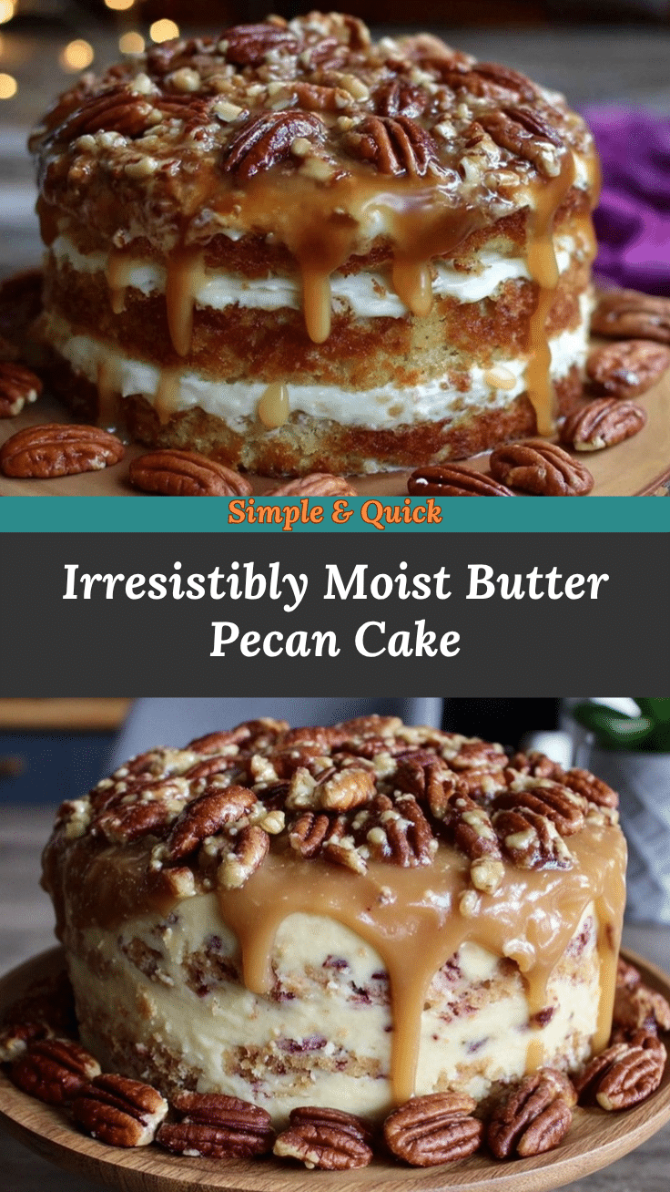 Butter Pecan Cake recipe