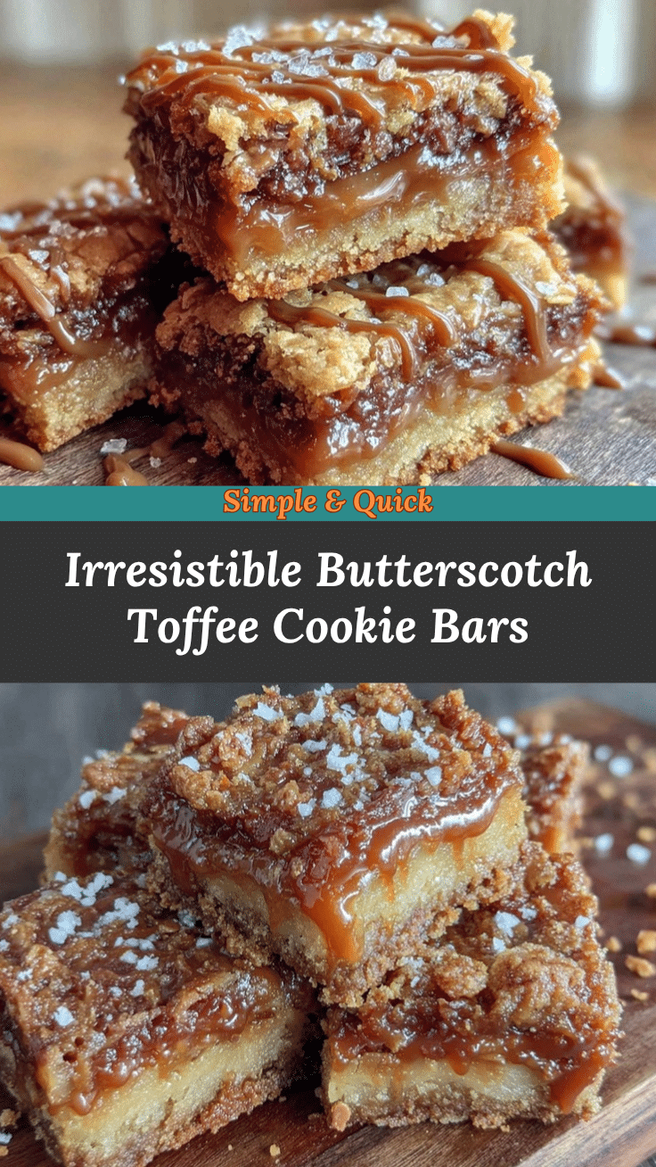 butterscotch toffee bars recipe