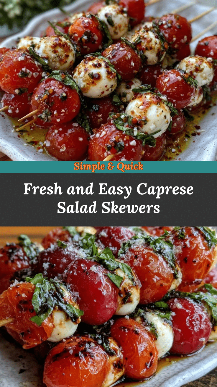 Caprese Salad Skewers recipe