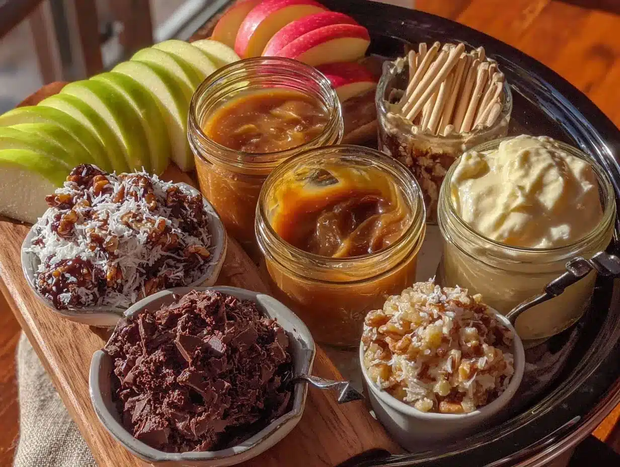 Caramel Apple Bars preparation steps