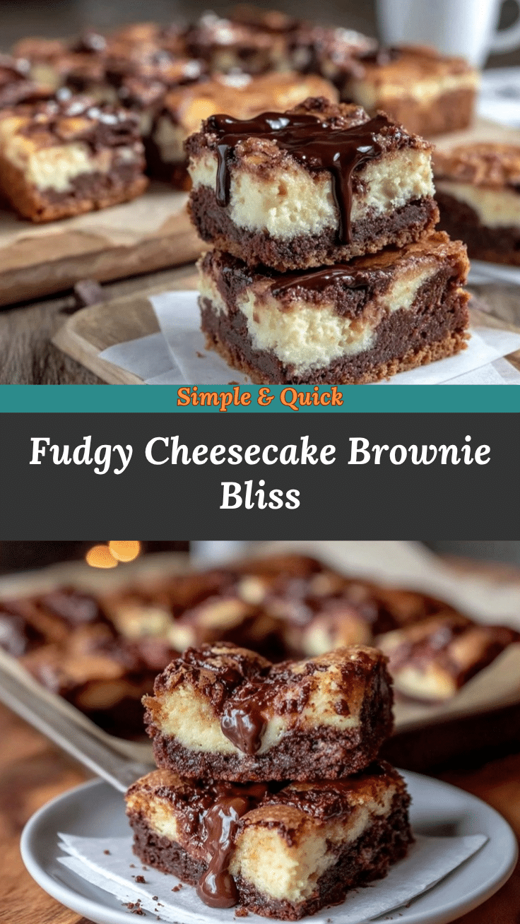 cheesecake brownies recipe