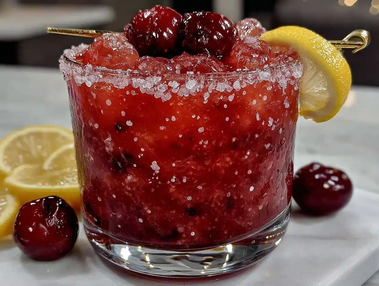 cherry bomb cocktail preparation steps