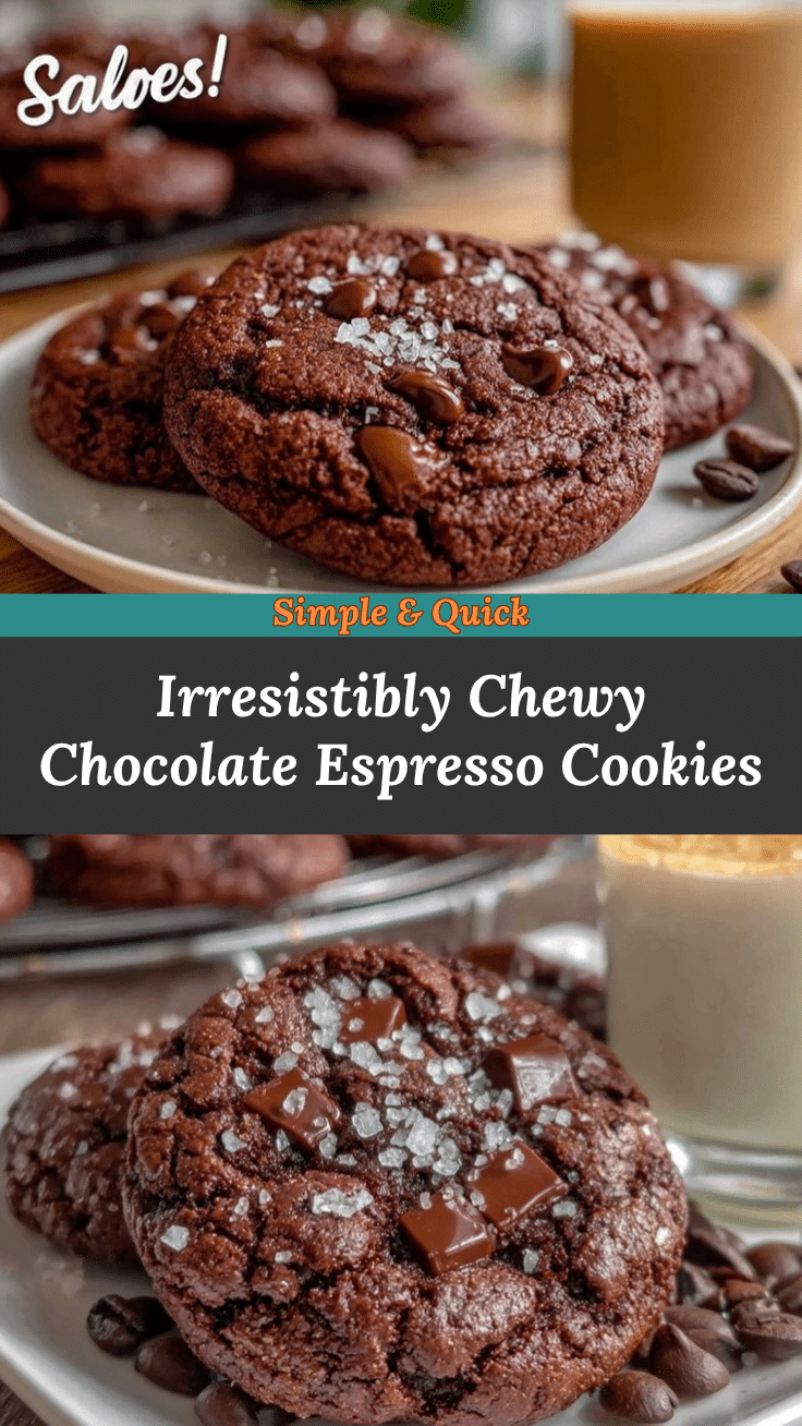 Chewy Chocolate Espresso Cookies recipe