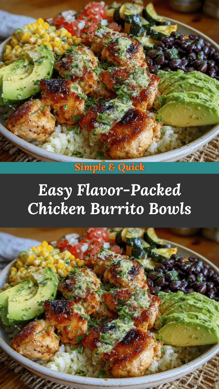 chicken burrito bowls recipe