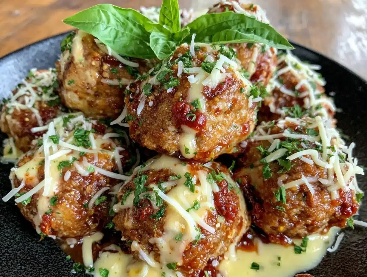 Chicken Parmesan Meatballs preparation steps