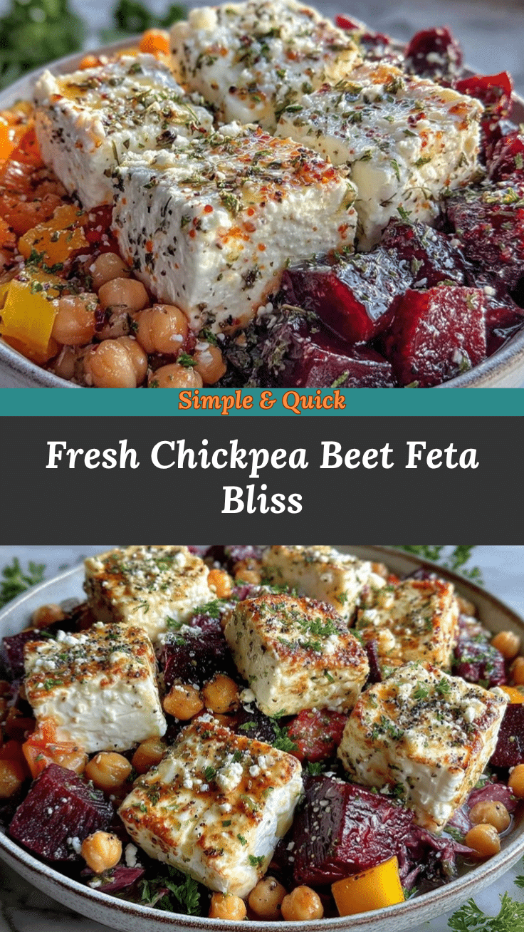 chickpea beet feta salad recipe