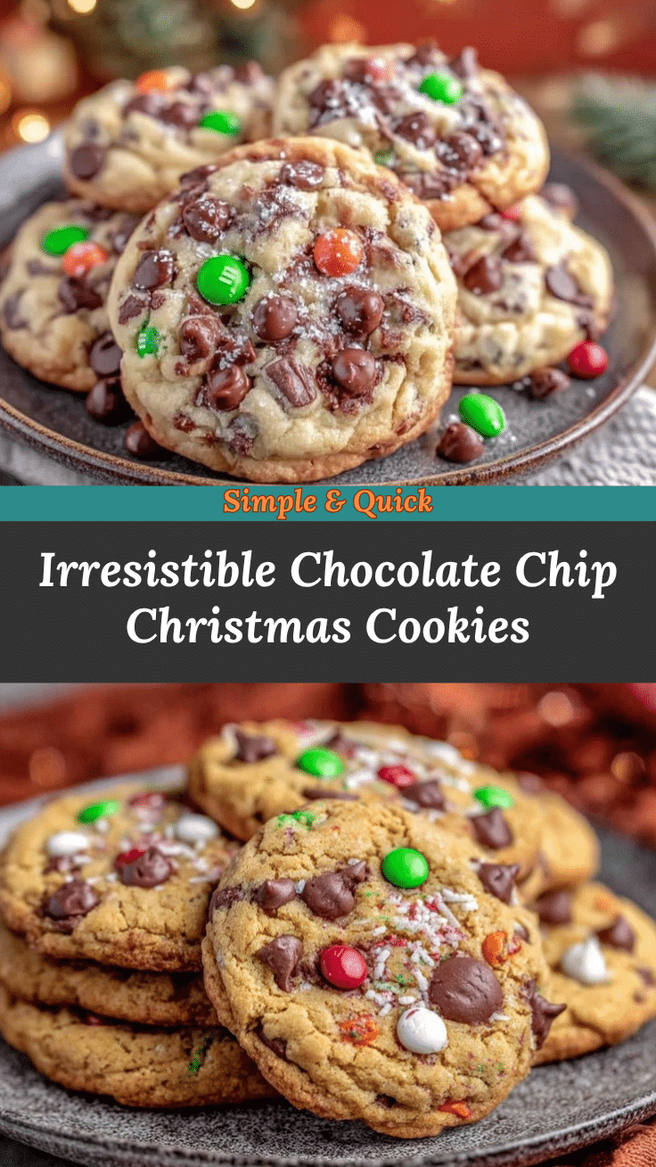 Chocolate Chip Christmas Cookies recipe