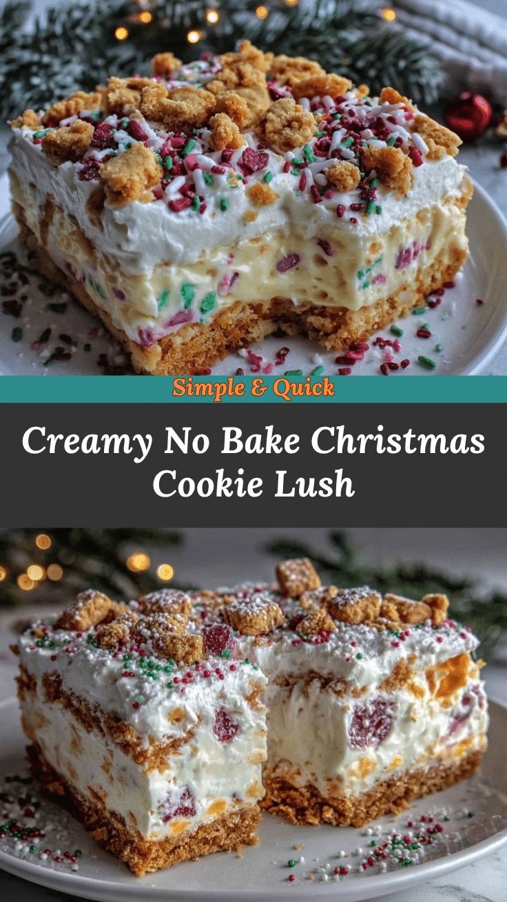 Christmas Cookie Lush recipe