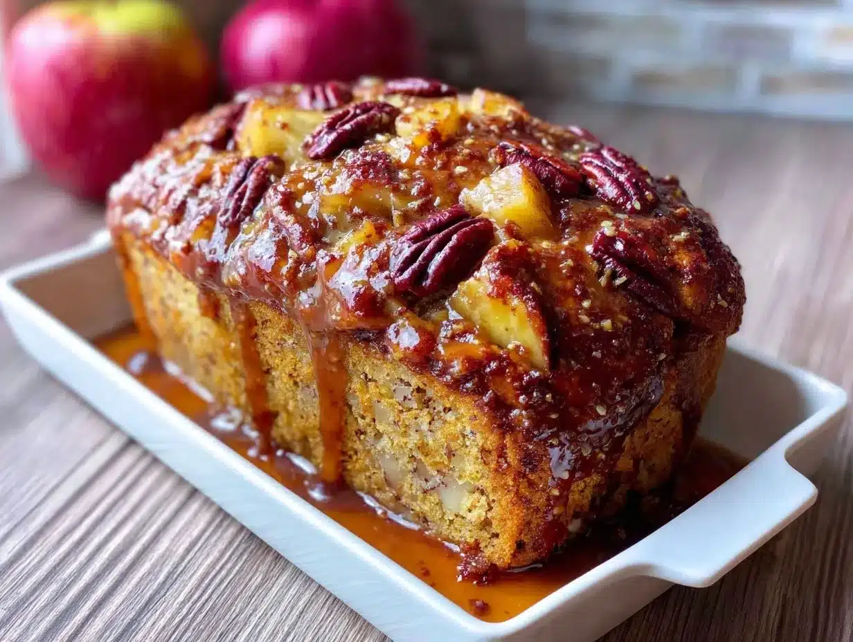 cinnamon apple bread preparation steps