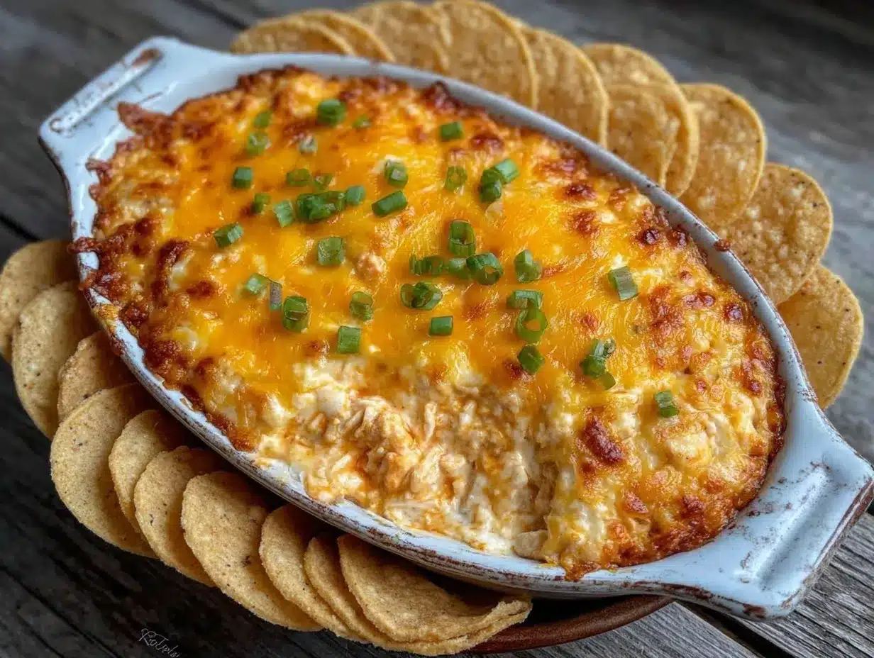 creamy Buffalo chicken dip preparation steps