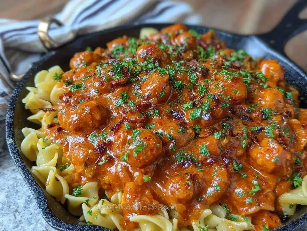 creamy chickpea paprikash preparation steps