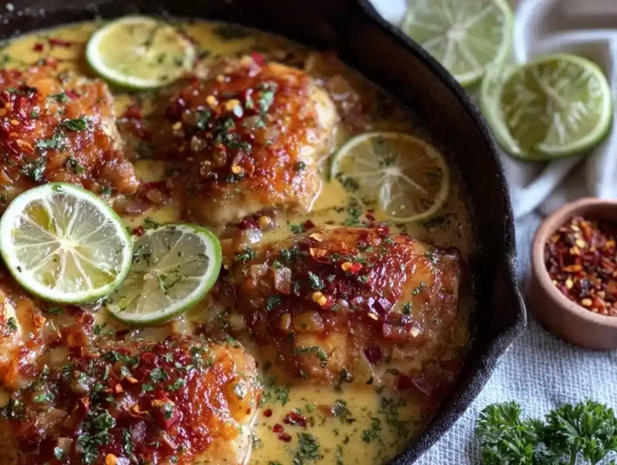 Creamy Coconut Lime Chicken preparation steps