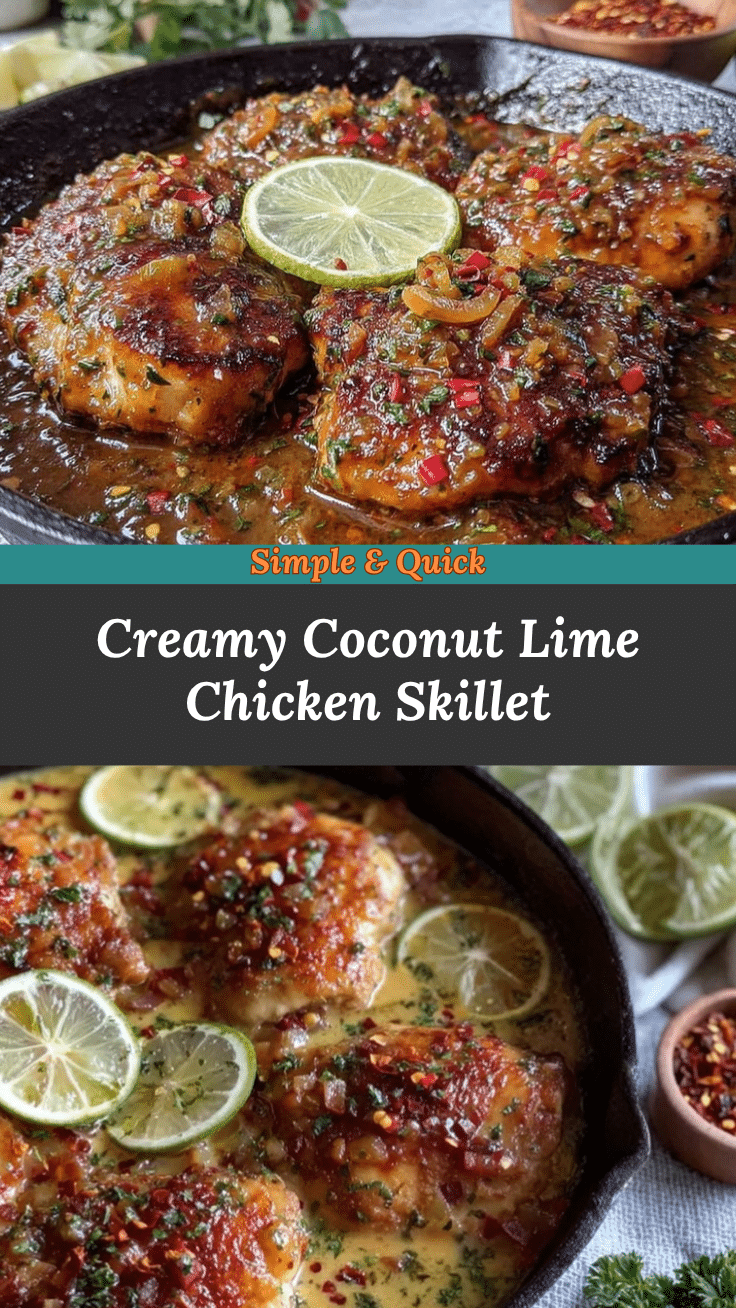 Creamy Coconut Lime Chicken recipe