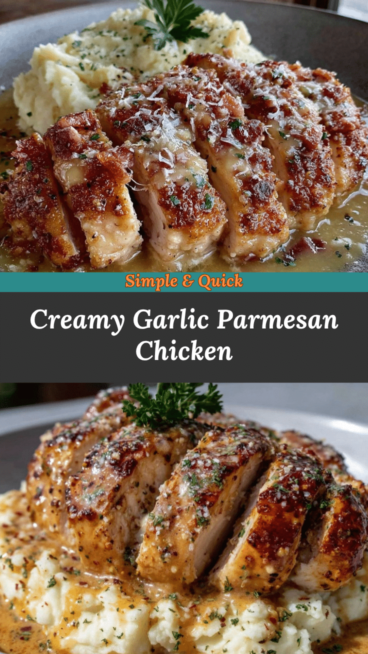 creamy garlic parmesan chicken recipe