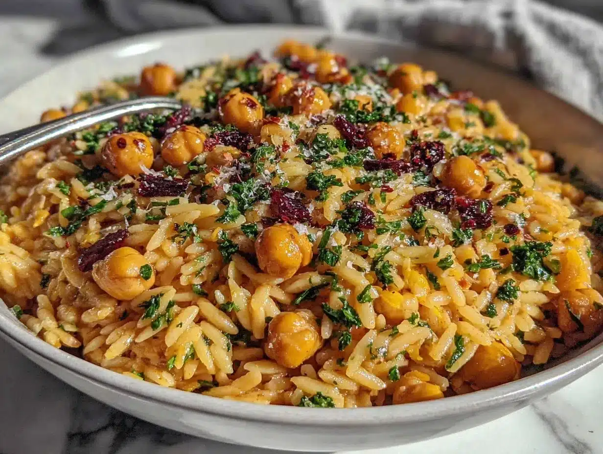 creamy orzo pasta preparation steps