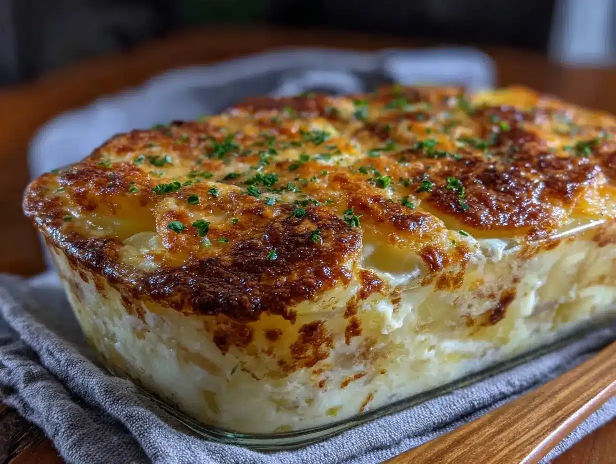 creamy scalloped potatoes preparation steps