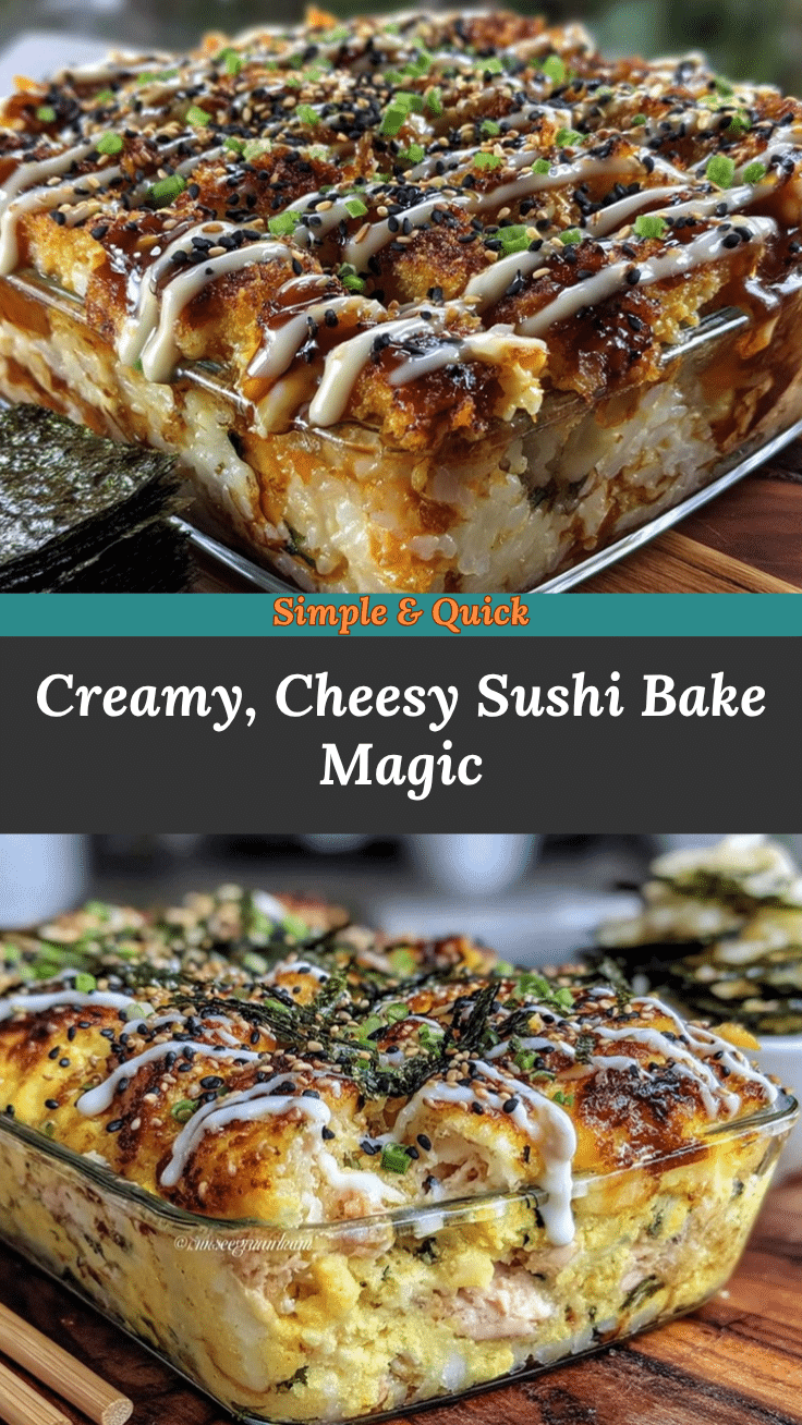 creamy sushi bake recipe