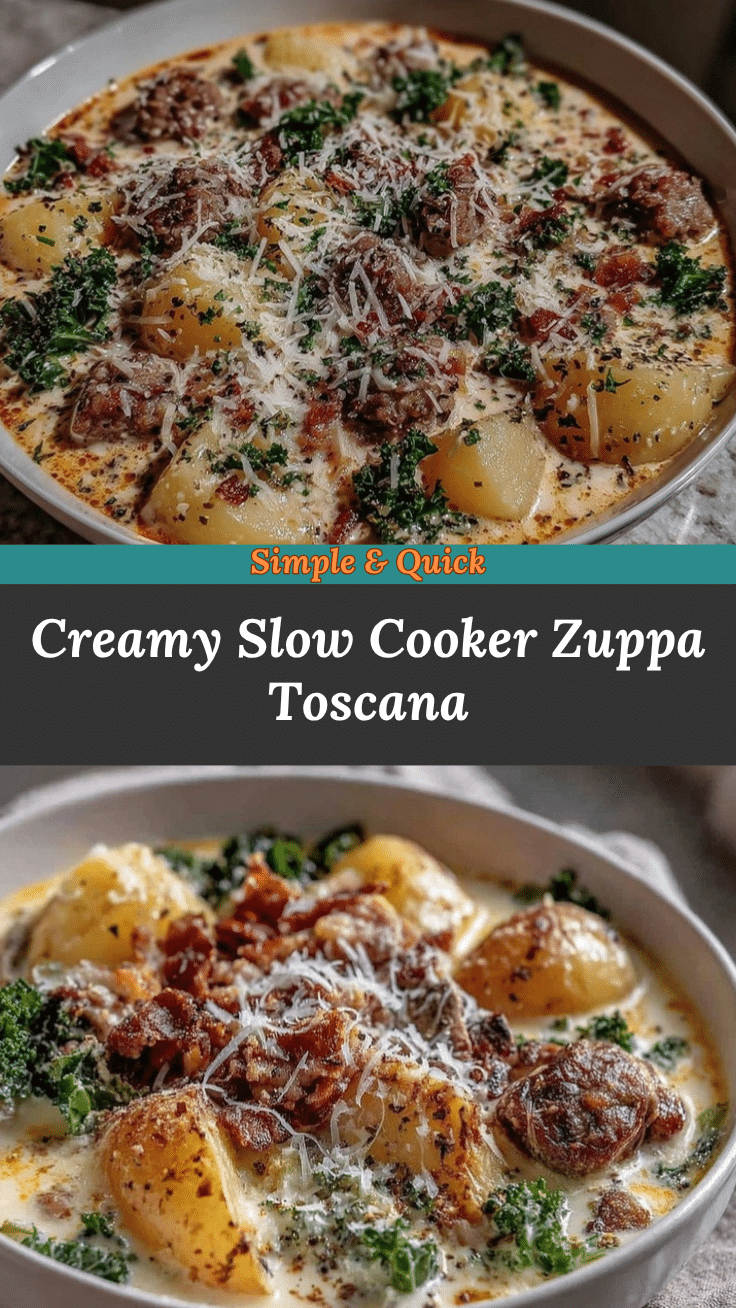 Creamy Zuppa Toscana Soup recipe