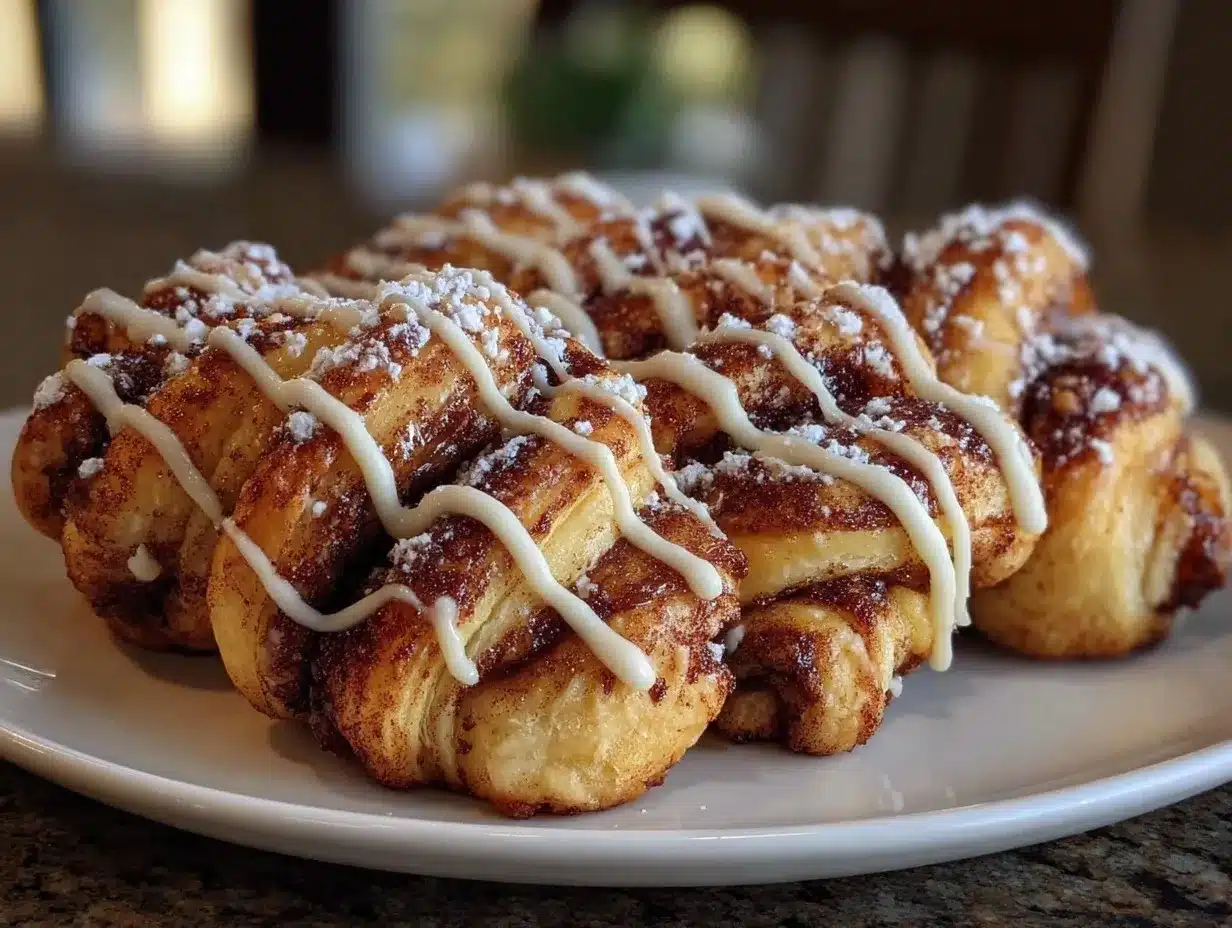 crescent roll cinnamon twists preparation steps