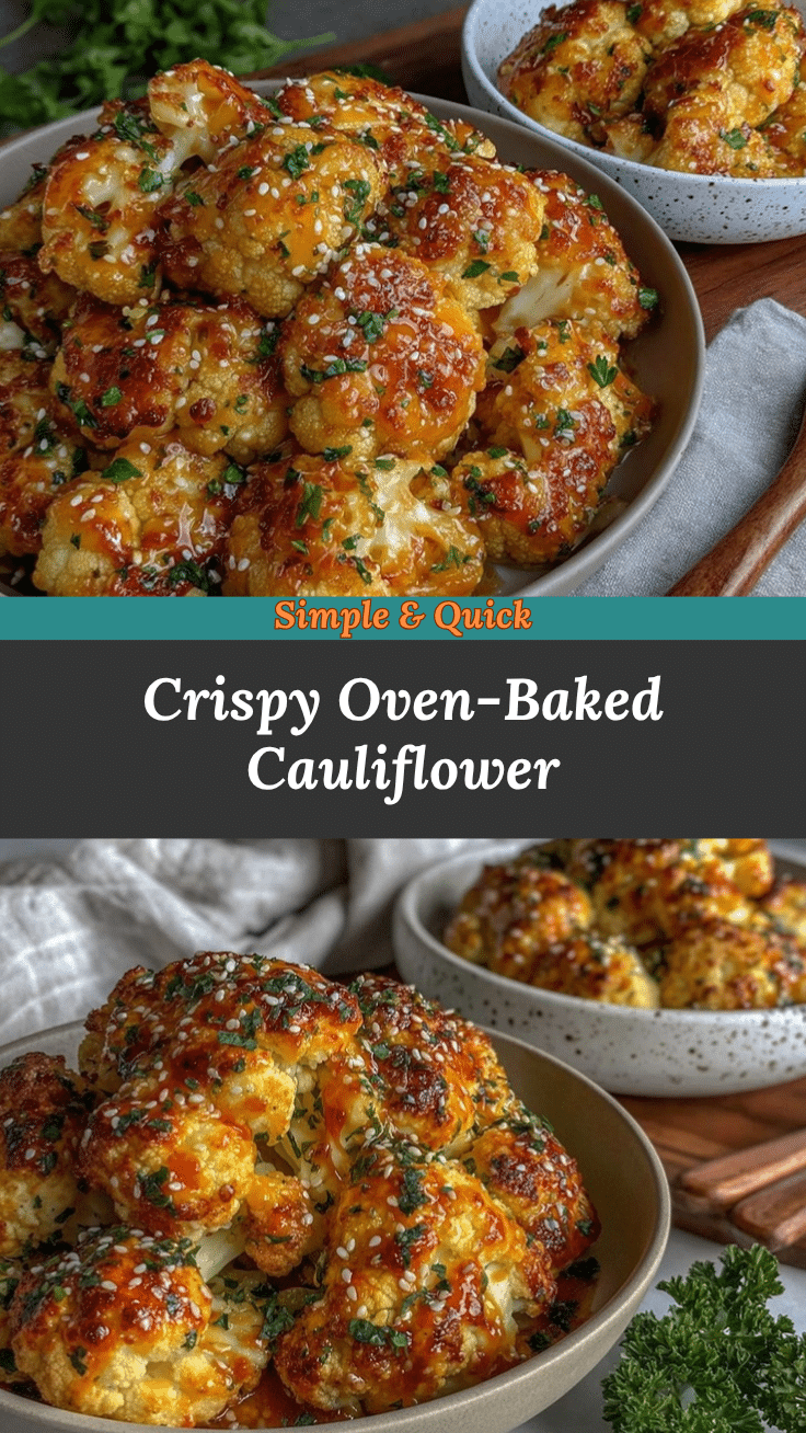 crispy baked cauliflower recipe