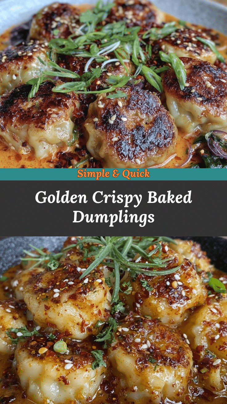 crispy baked dumplings recipe