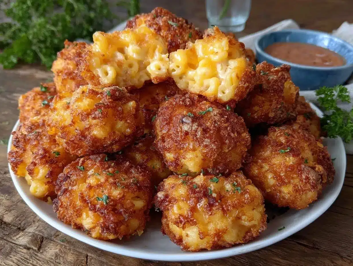 crispy baked mac and cheese bites preparation steps