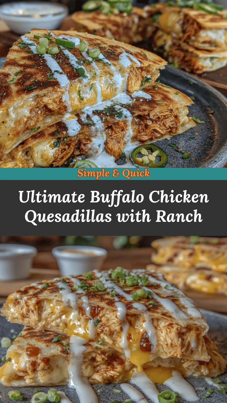 crispy buffalo chicken quesadillas recipe