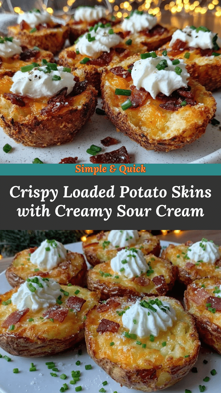 crispy loaded baked potato skins recipe