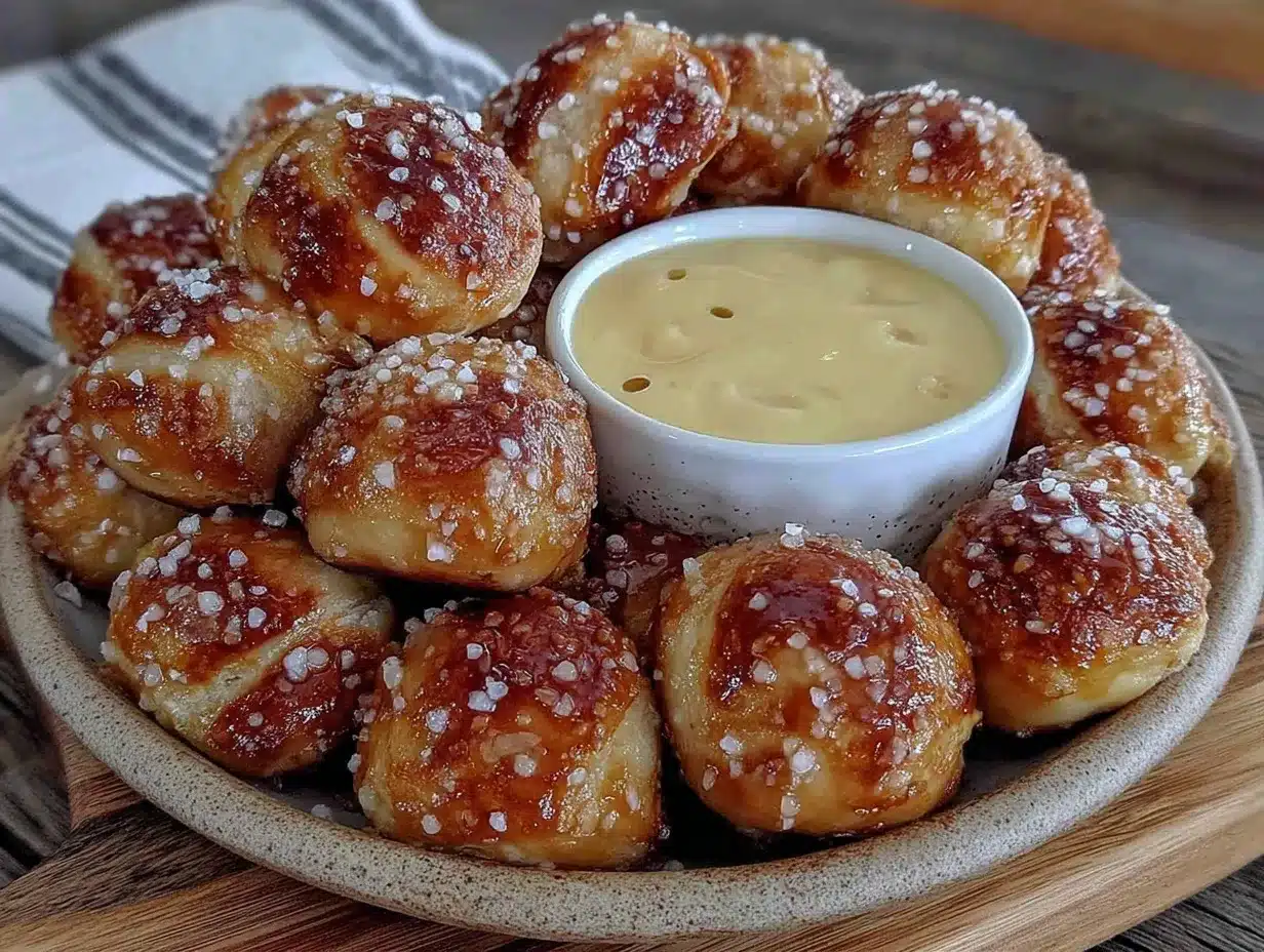 crispy pretzel bites preparation steps