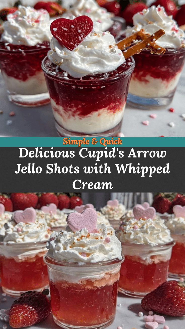 Cupids Arrow Jello Shots recipe