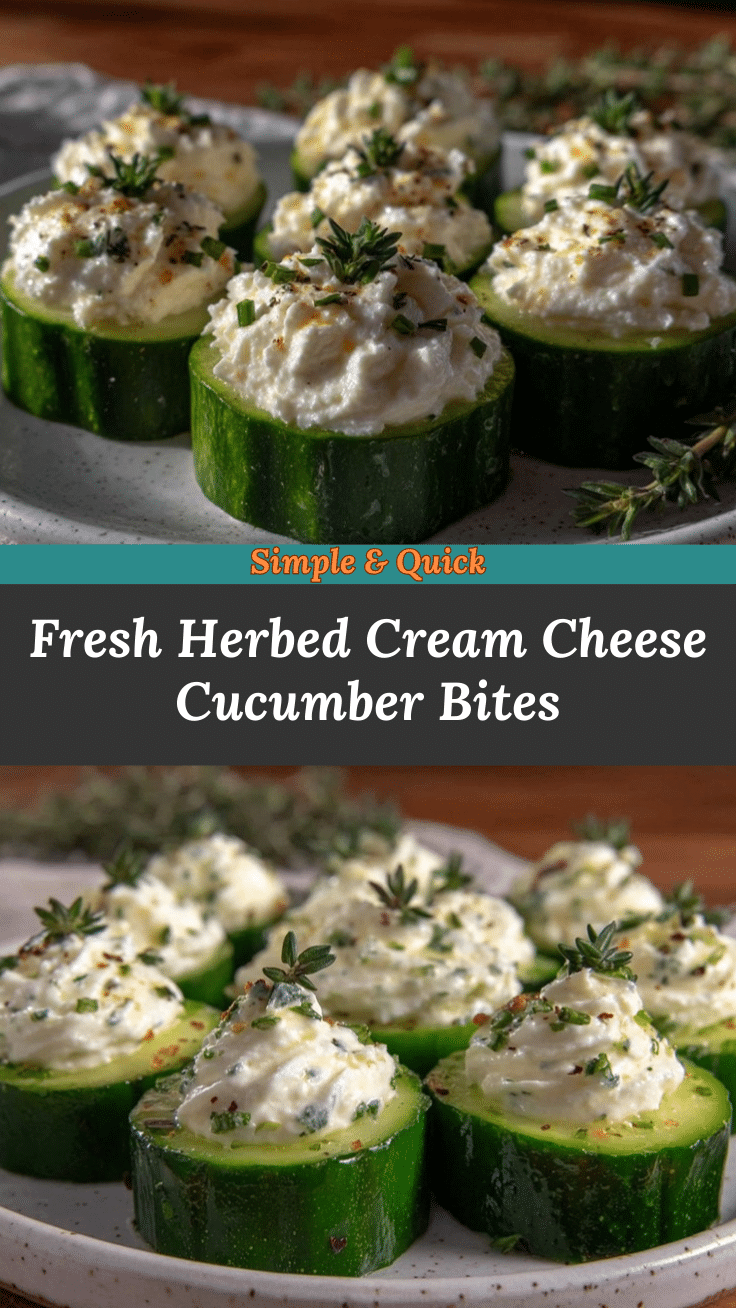 fresh cucumber bites recipe
