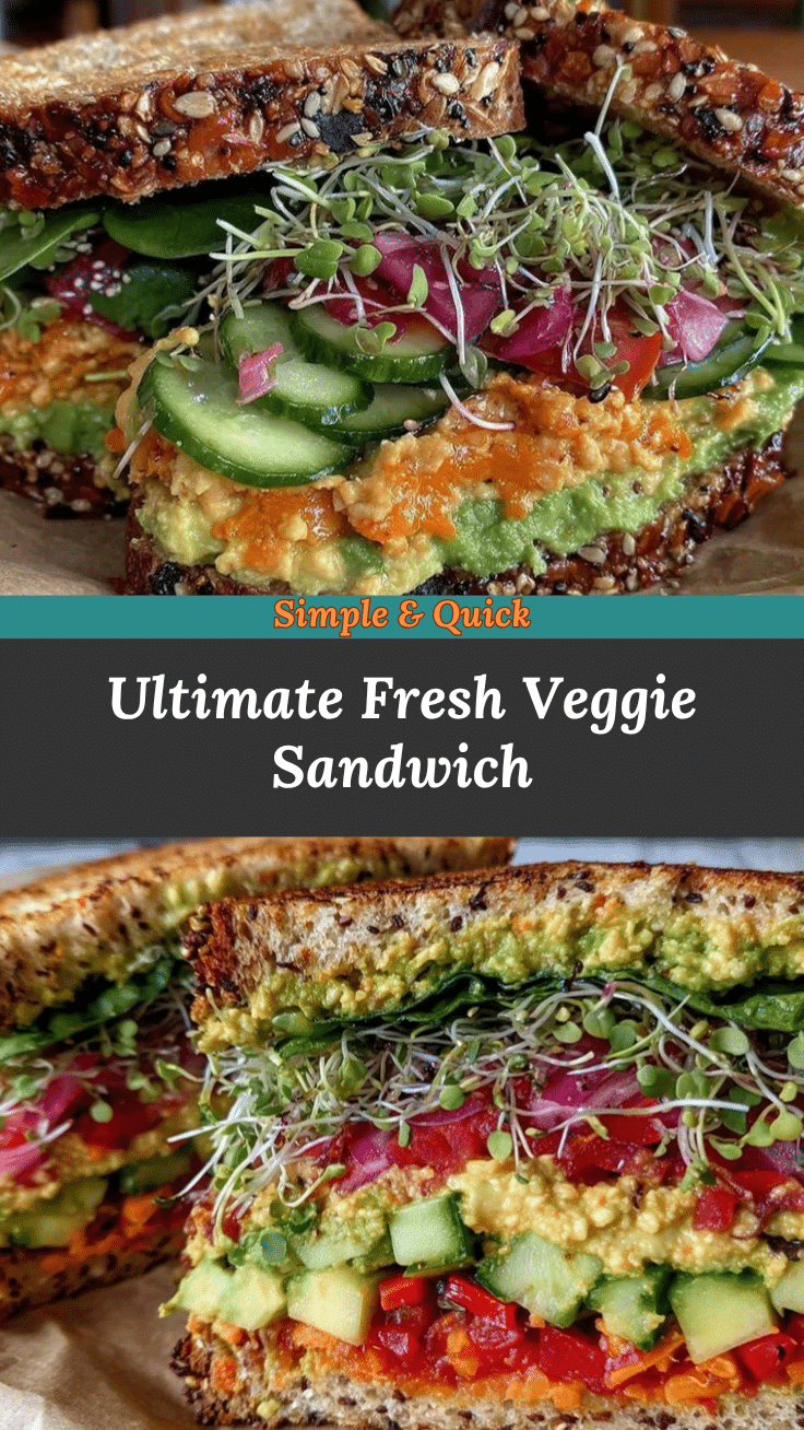 fresh veggie sandwich recipe