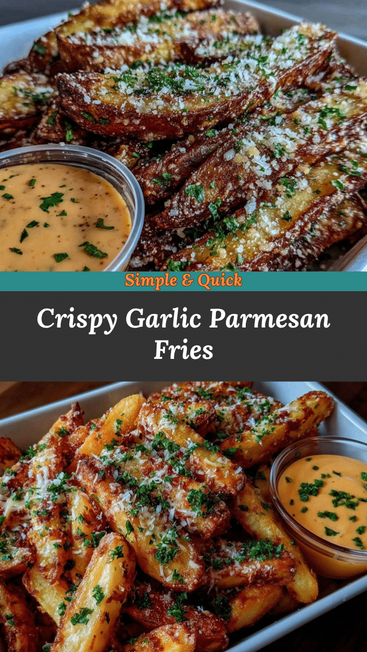 garlic Parmesan fries recipe