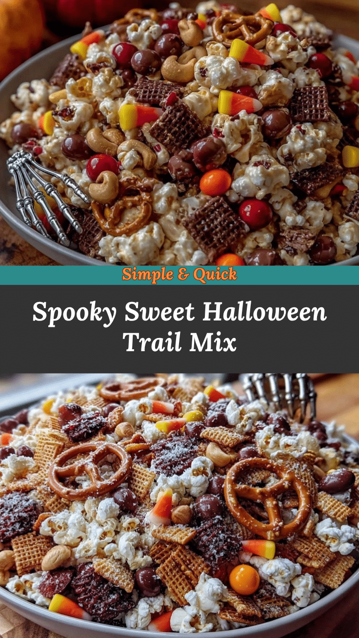 Halloween trail mix recipe