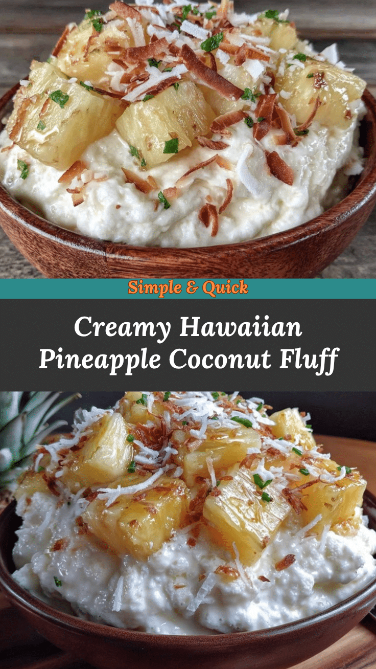 Hawaiian Pineapple Coconut Fluff recipe