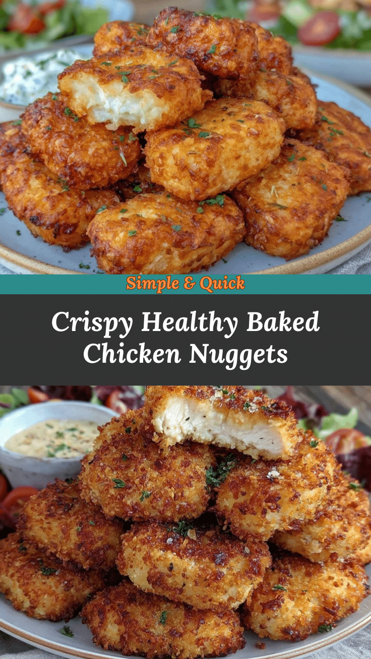 healthy baked chicken nuggets recipe