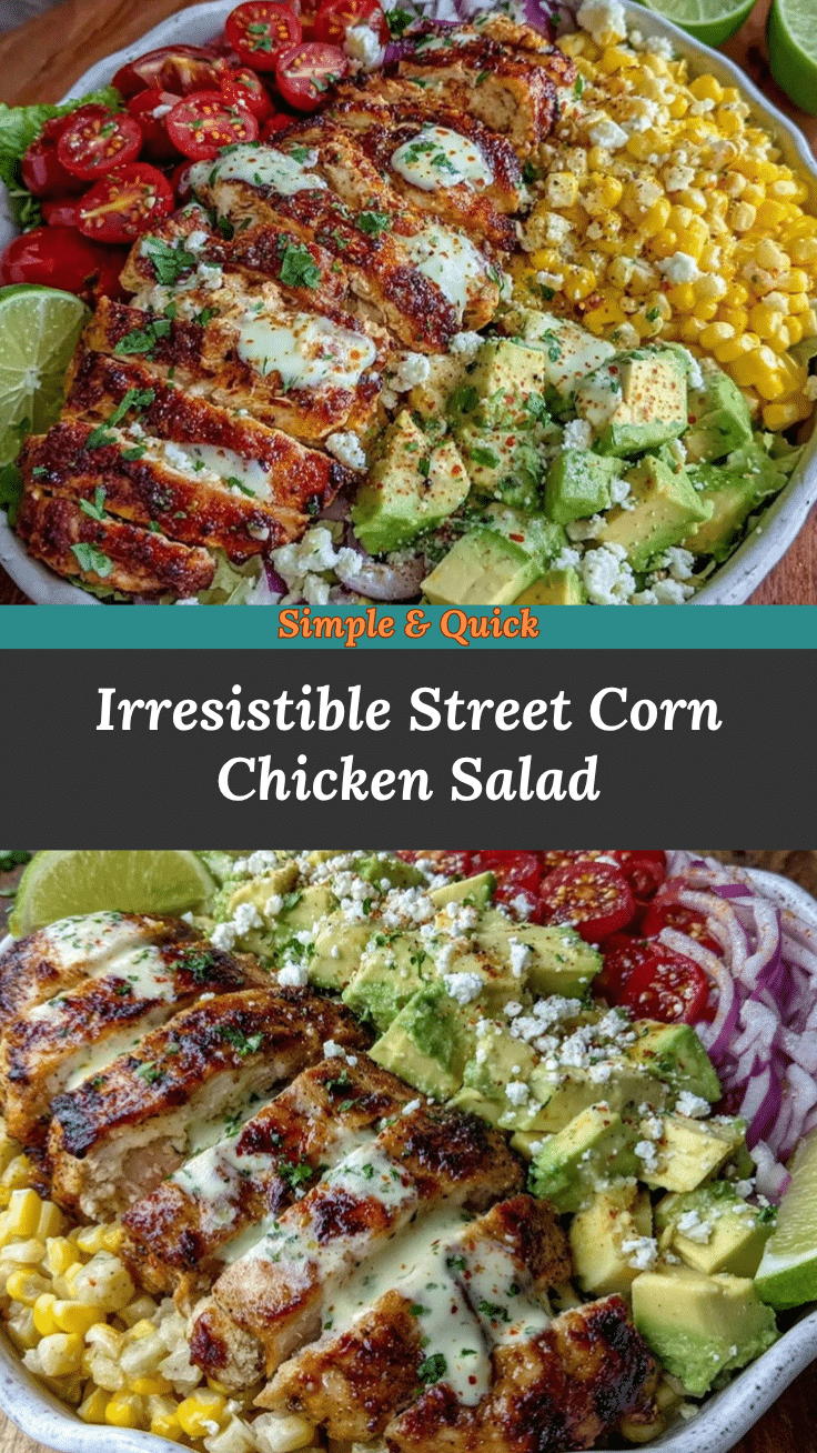 Healthy Street Corn Chicken Salad recipe