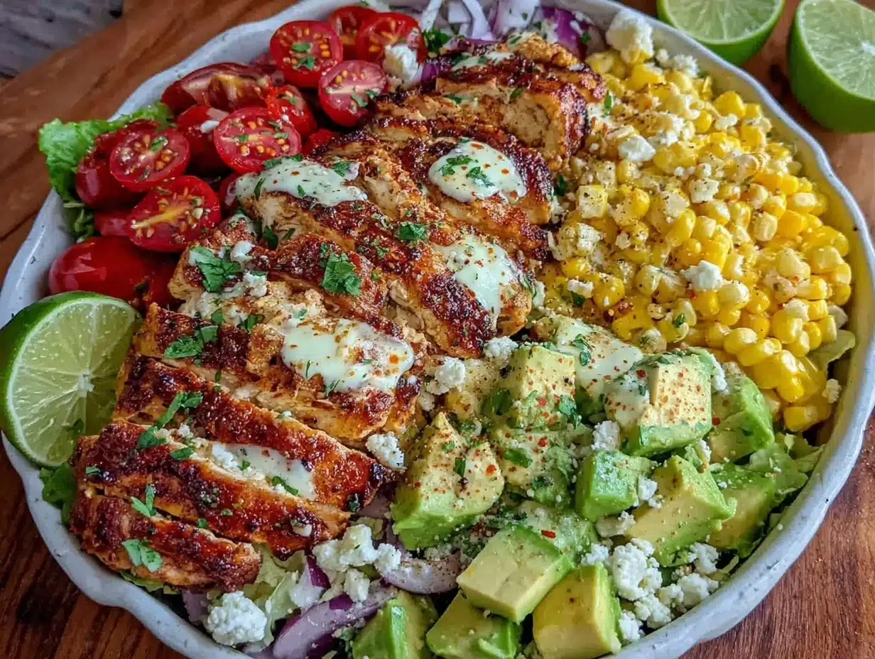 Healthy Street Corn Chicken Salad - featured image