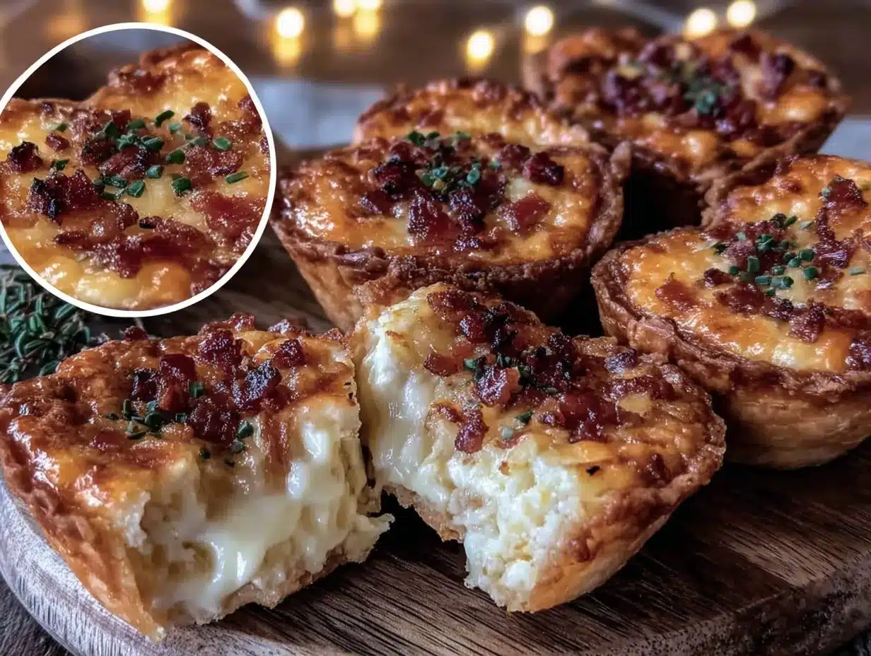 heart-shaped mini quiche preparation steps