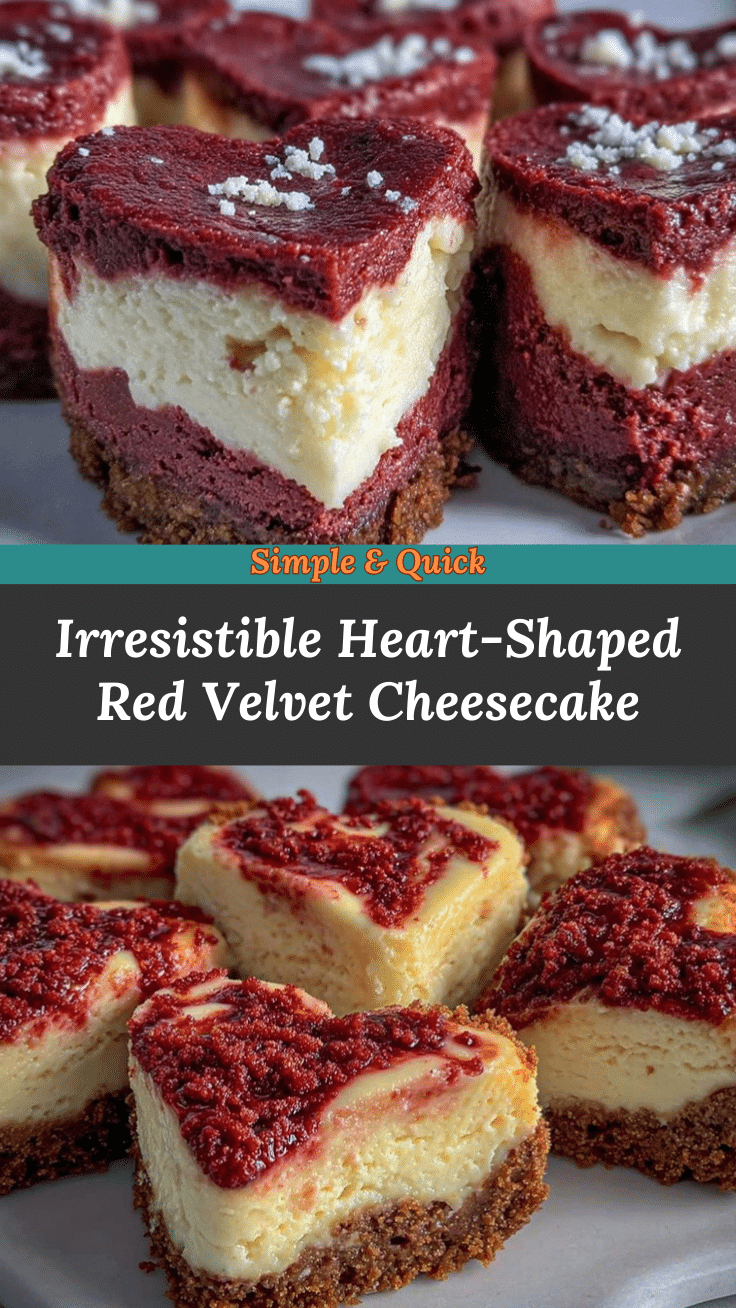 heart-shaped red velvet cheesecake recipe